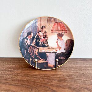 1983 Rockwell Plate This Room Light Made Light Campaign Signed